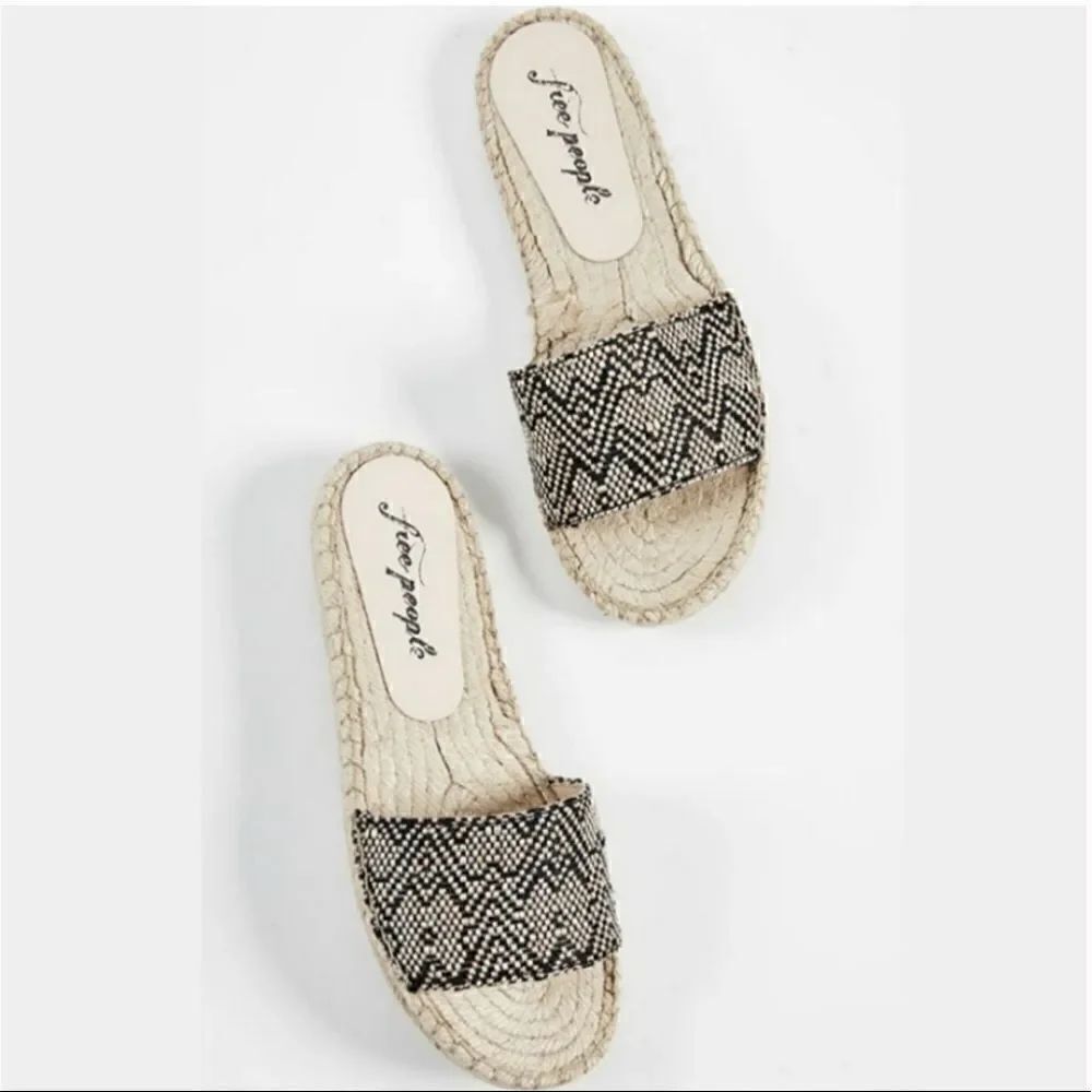 Free People Womens 8 Beach Front Espadrille Sandals Shoes